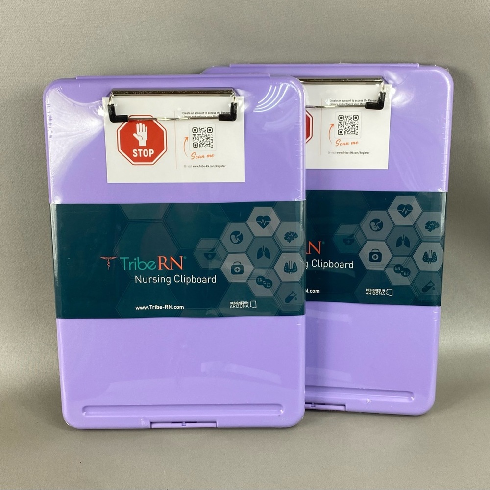 Tribe RN Purple Nursing Clipboard